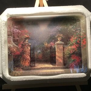 Thomas Kinkade's " VICTORIAN GARDEN" Natures Retreat Collector plate #7